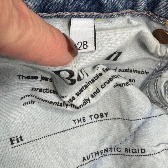 Boyish The Toby Relaxed Tapered Distressed Women's Denim Jeans Size 28‎ - Picture 16 of 16